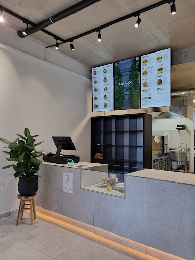 Digital Signage Menüscreen von Plaze It